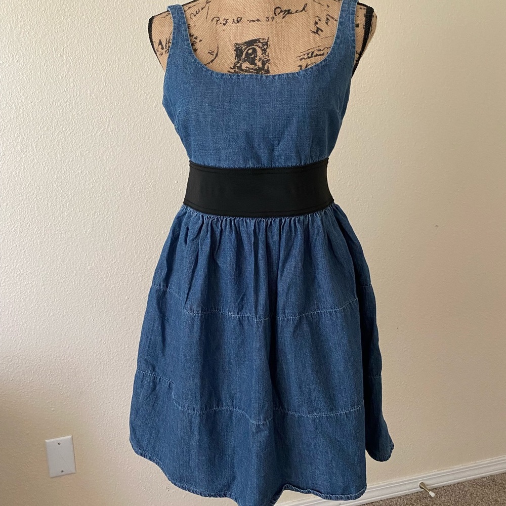 Dollhouse denim dress. Size Medium.